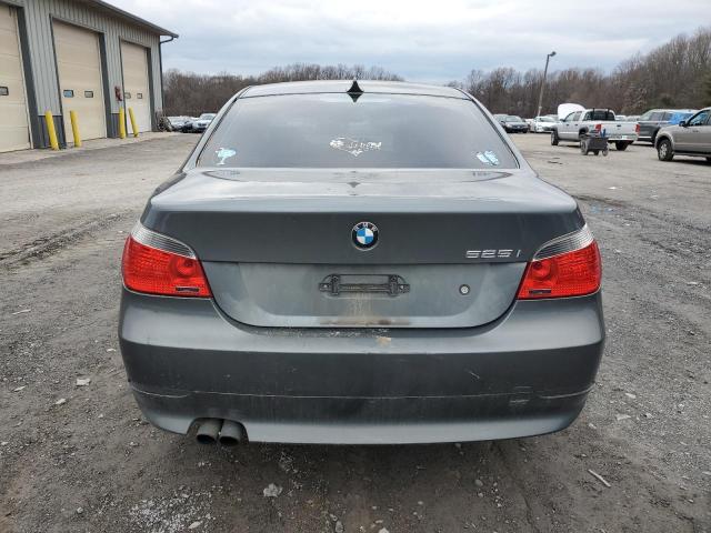 WBANE53517CW60761 - 2007 BMW 525 I GRAY photo 6