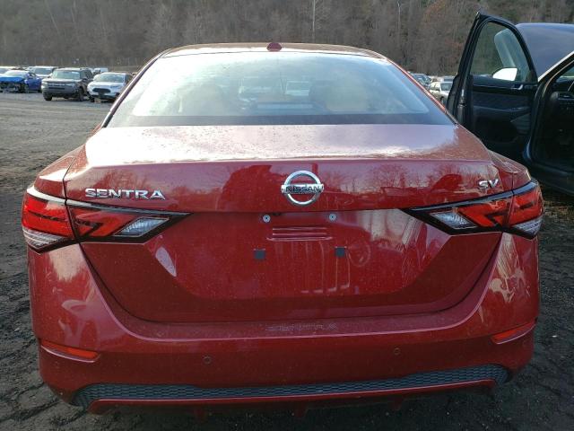 3N1AB8CV8PY302420 - 2023 NISSAN SENTRA SV RED photo 6