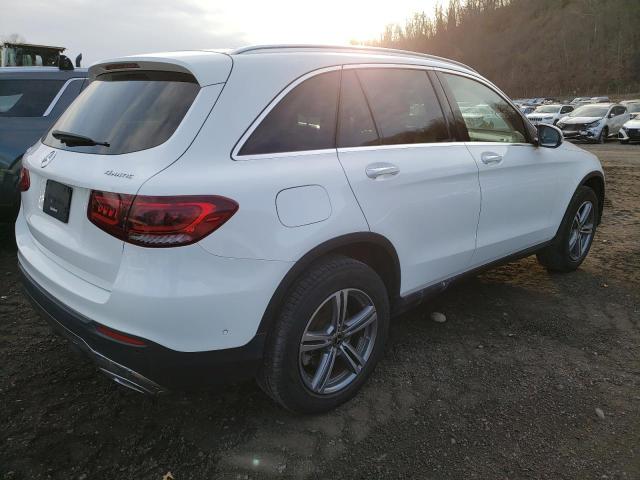 W1N0G8EB1MF904603 - 2021 MERCEDES-BENZ GLC 300 4MATIC WHITE photo 3