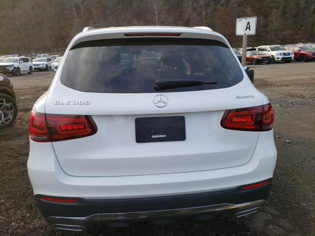 W1N0G8EB1MF904603 - 2021 MERCEDES-BENZ GLC 300 4MATIC WHITE photo 6