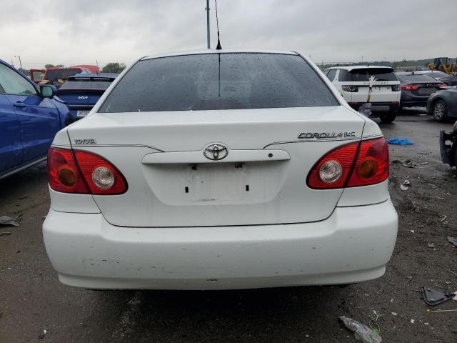 1NXBR32E64Z240849 - 2004 TOYOTA COROLLA CE WHITE photo 6