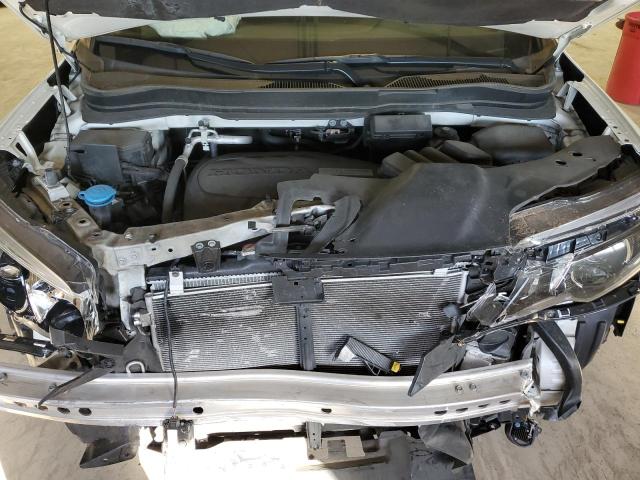 5FNYF6H45KB042325 - 2019 HONDA PILOT EXL WHITE photo 12