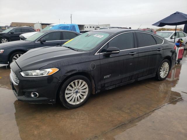 3FA6P0SU4DR282497 - 2013 FORD FUSION TITANIUM PHEV BLACK photo 1