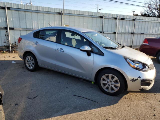 KNADM4A31D6118712 - 2013 KIA RIO LX SILVER photo 4