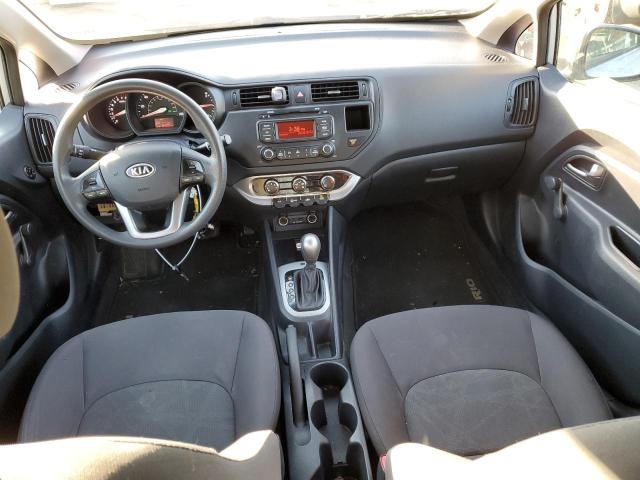 KNADM4A31D6118712 - 2013 KIA RIO LX SILVER photo 8