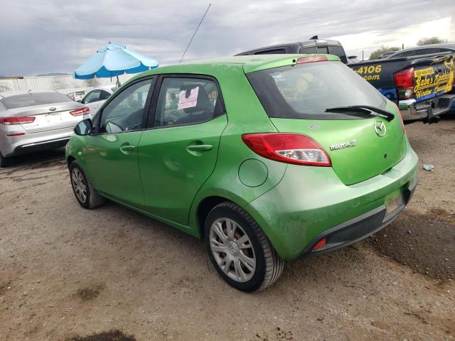 JM1DE1KZ1D0154081 - 2013 MAZDA MAZDA2 GREEN photo 2