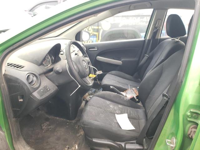 JM1DE1KZ1D0154081 - 2013 MAZDA MAZDA2 GREEN photo 7