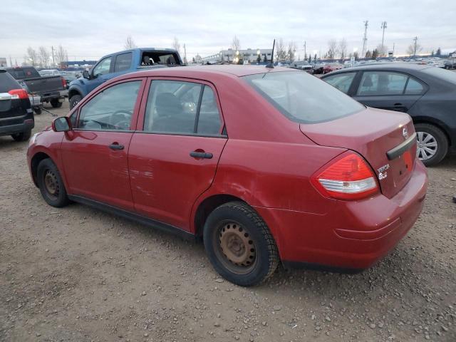 3N1CC1AP5AL435867 - 2010 NISSAN VERSA S RED photo 2