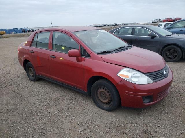 3N1CC1AP5AL435867 - 2010 NISSAN VERSA S RED photo 4