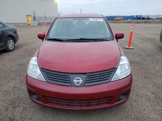 3N1CC1AP5AL435867 - 2010 NISSAN VERSA S RED photo 5