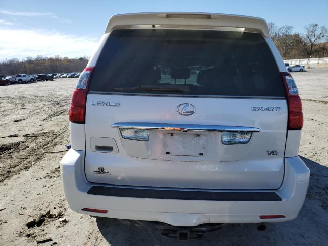 JTJBT20X580160411 - 2008 LEXUS GX 470 WHITE photo 6