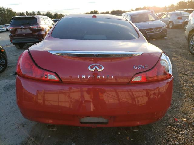 JN1CV6EL3CM473623 - 2012 INFINITI G37 RED photo 6