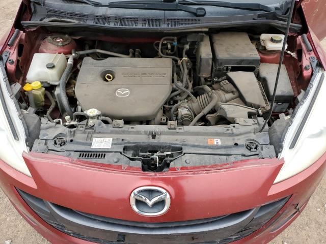 JM1CW2CL1D0153912 - 2013 MAZDA 5 RED photo 11