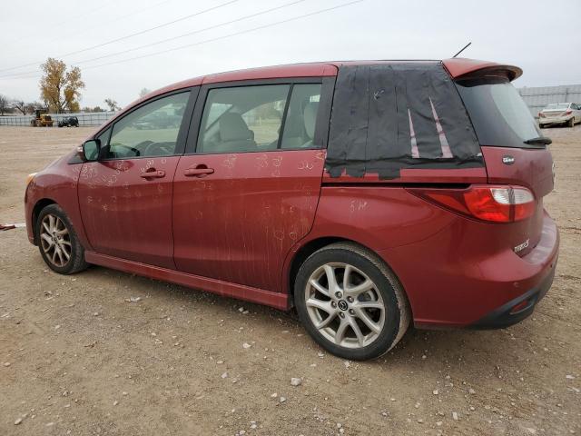 JM1CW2CL1D0153912 - 2013 MAZDA 5 RED photo 2