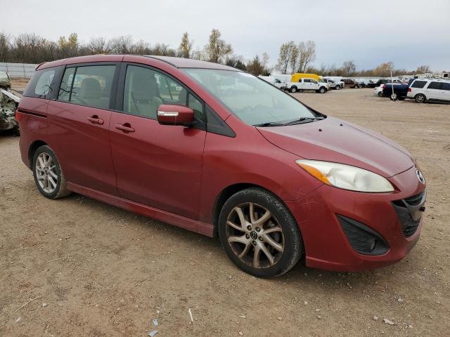 JM1CW2CL1D0153912 - 2013 MAZDA 5 RED photo 4