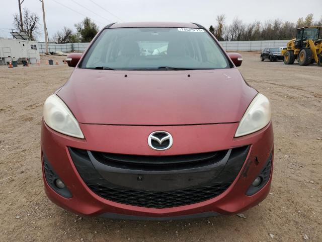 JM1CW2CL1D0153912 - 2013 MAZDA 5 RED photo 5