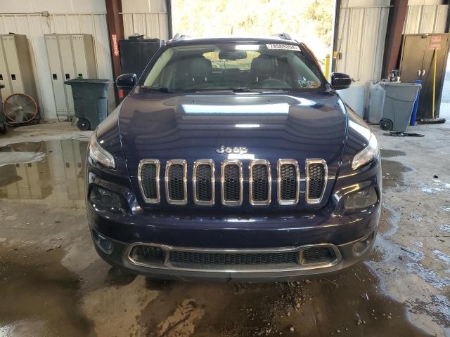 1C4PJMDB1FW649214 - 2015 JEEP CHEROKEE LIMITED BLUE photo 5