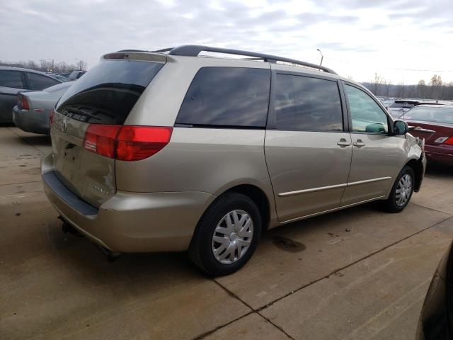 5TDZA23C84S031490 - 2004 TOYOTA SIENNA CE BEIGE photo 3