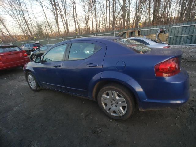 1C3CDZABXCN285338 - 2012 DODGE AVENGER SE BLUE photo 2