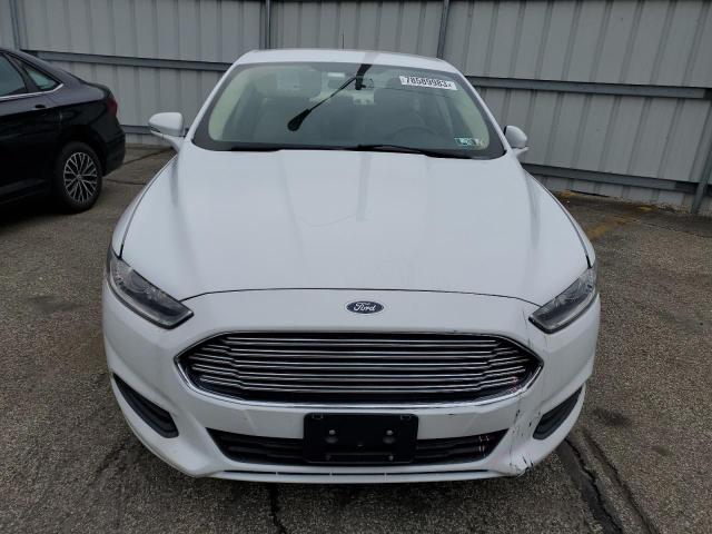 3FA6P0H71DR365127 - 2013 FORD FUSION SE WHITE photo 5