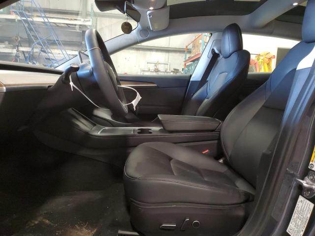 5YJ3E1EA1NF346279 - 2022 TESLA MODEL 3 GRAY photo 7