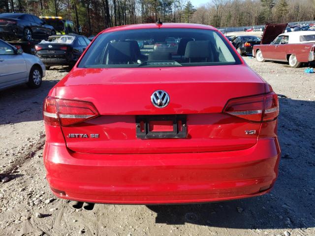 3VWD17AJ2FM300818 - 2015 VOLKSWAGEN JETTA SE RED photo 6