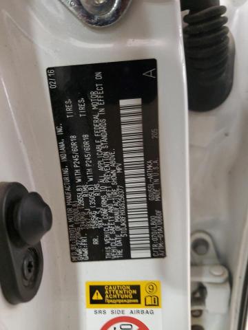 5TDJKRFHXGS256377 - 2016 TOYOTA HIGHLANDER XLE WHITE photo 13