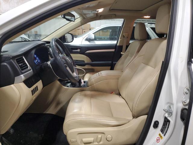 5TDJKRFHXGS256377 - 2016 TOYOTA HIGHLANDER XLE WHITE photo 7