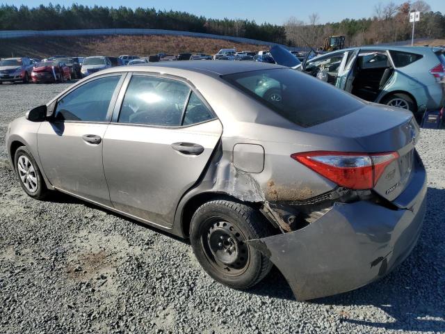 2T1BURHE4EC021593 - 2014 TOYOTA COROLLA L TAN photo 2