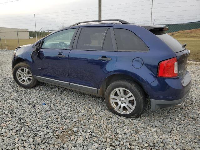 2FMDK3GC4BBB37338 - 2011 FORD EDGE SE BLUE photo 2