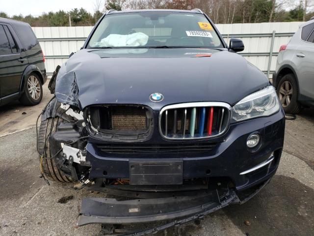 5UXKS4C58F0N09178 - 2015 BMW X5 XDRIVE35D BLUE photo 5