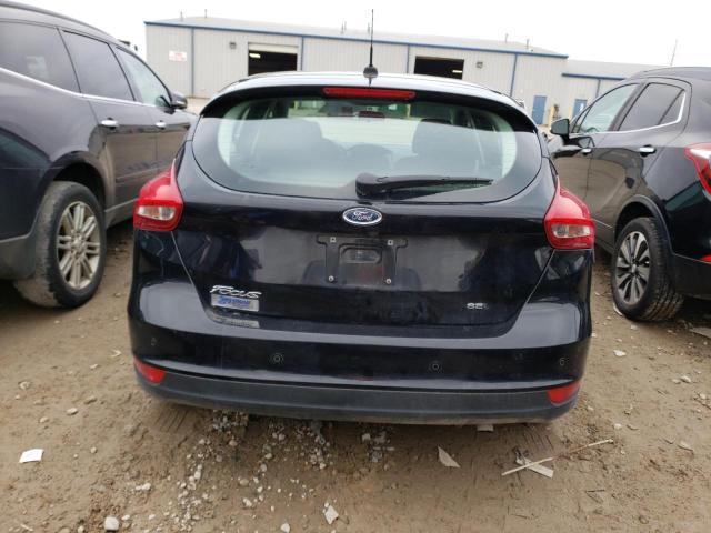 1FADP3M23JL294557 - 2018 FORD FOCUS SEL BLACK photo 6