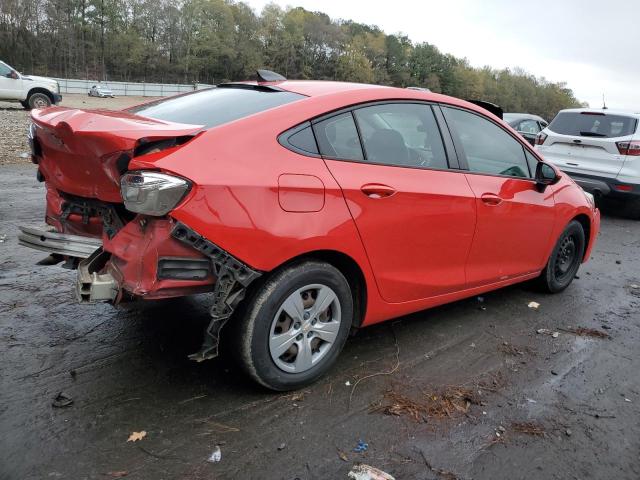 1G1BC5SM2J7210128 - 2018 CHEVROLET CRUZE LS RED photo 3