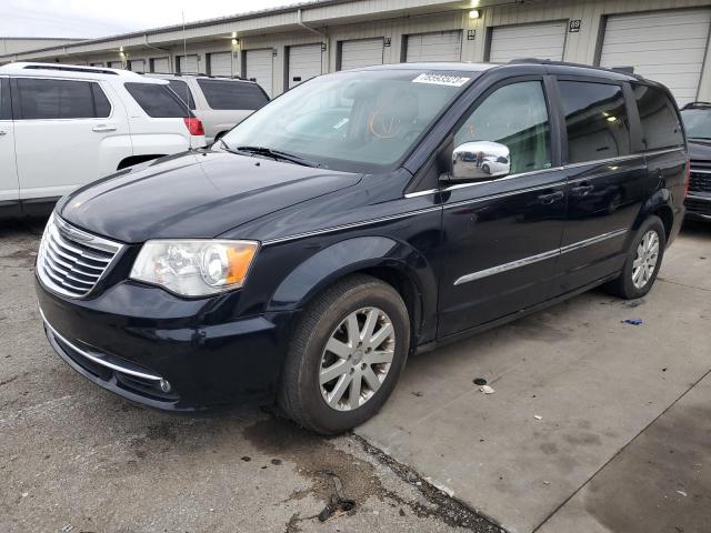 2A4RR8DG2BR610844 - 2011 CHRYSLER TOWN & COU TOURING L BLACK photo 1