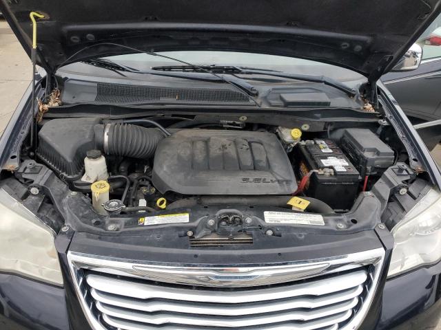 2A4RR8DG2BR610844 - 2011 CHRYSLER TOWN & COU TOURING L BLACK photo 12