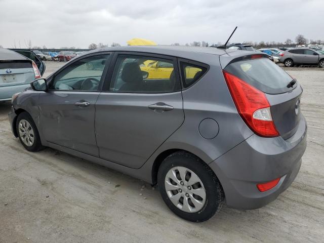 KMHCT5AE6GU237893 - 2016 HYUNDAI ACCENT SE GRAY photo 2