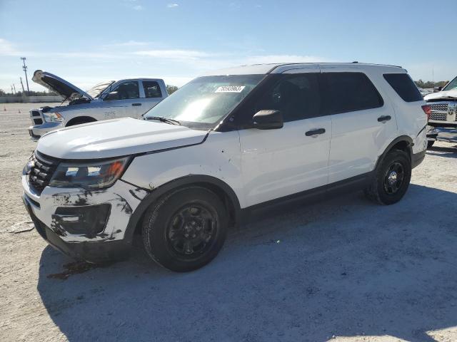1FM5K8AR5KGB43785 - 2019 FORD EXPLORER POLICE INTERCEPTOR WHITE photo 1