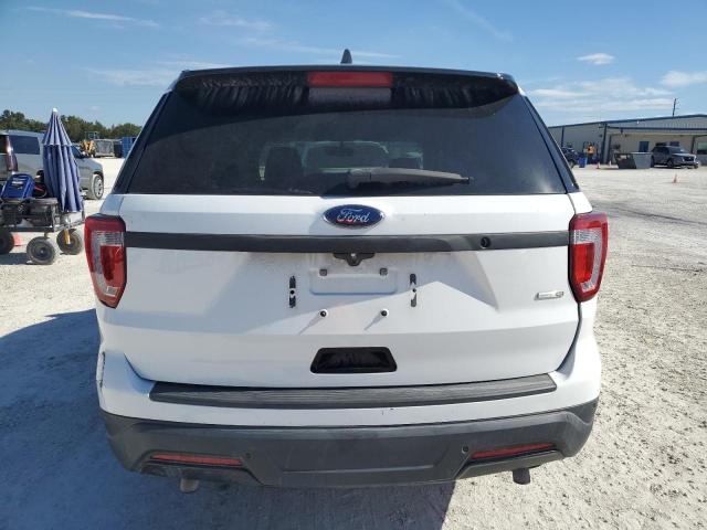 1FM5K8AR5KGB43785 - 2019 FORD EXPLORER POLICE INTERCEPTOR WHITE photo 6