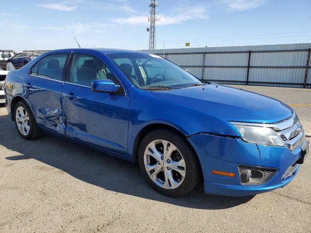 3FAHP0HA9CR349602 - 2012 FORD FUSION SE BLUE photo 4