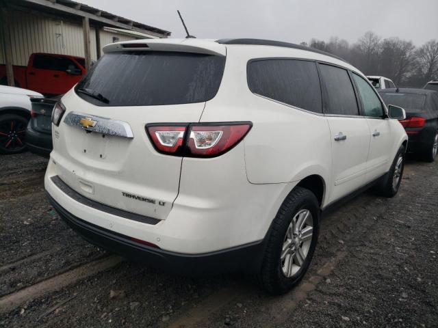 1GNKVGKD1EJ371504 - 2014 CHEVROLET TRAVERSE LT WHITE photo 3