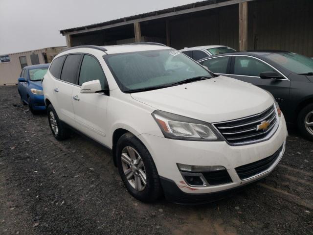 1GNKVGKD1EJ371504 - 2014 CHEVROLET TRAVERSE LT WHITE photo 4