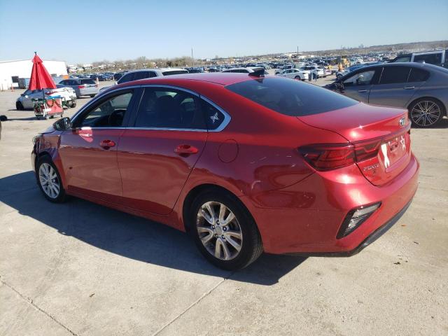 3KPF54AD4ME288316 - 2021 KIA FORTE EX RED photo 2