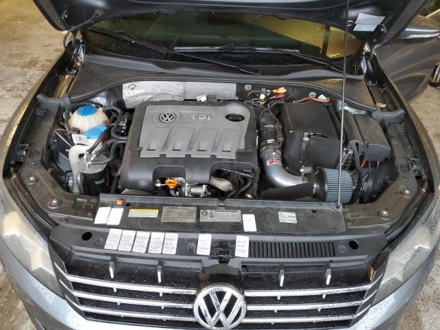 1VWBN7A34CC090877 - 2012 VOLKSWAGEN PASSAT SE GRAY photo 11