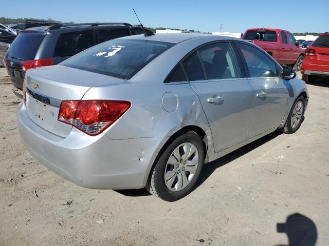 1G1PC5SH3C7410107 - 2012 CHEVROLET CRUZE LS SILVER photo 3