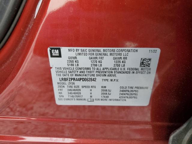 LRBFZPR44PD062842 - 2023 BUICK ENVISION ESSENCE წითელი ფოტო 12