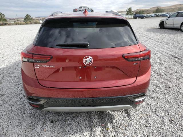 LRBFZPR44PD062842 - 2023 BUICK ENVISION ESSENCE წითელი ფოტო 6