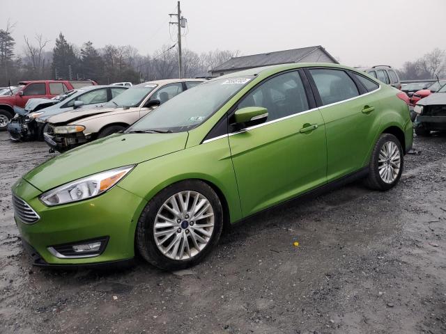 1FADP3J24JL252838 - 2018 FORD FOCUS TITANIUM GREEN photo 1