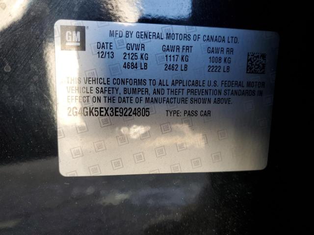 2G4GK5EX3E9224805 - 2014 BUICK REGAL 黑色 照片 12