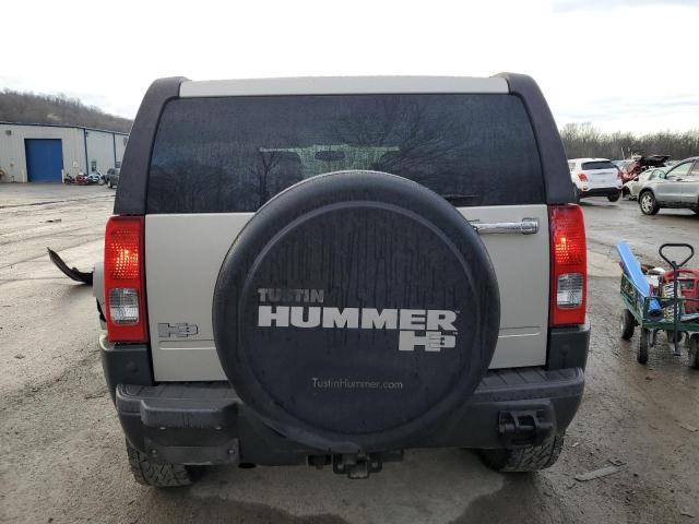 5GTEN13E788103913 - 2008 HUMMER H3 BEIGE photo 6