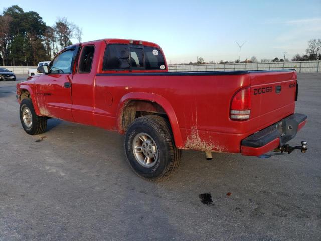 1B7GG22Y2XS256311 - 1999 DODGE DAKOTA RED photo 2